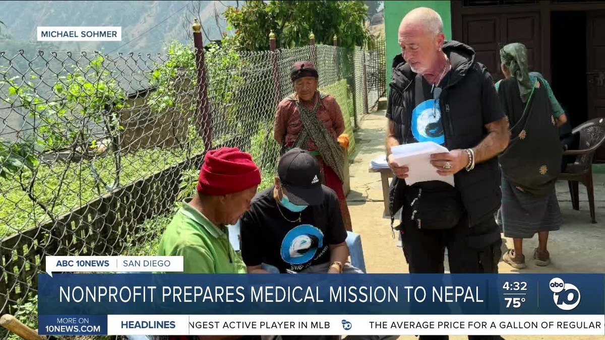 ABC 10News interview about the Sweeping Change medical mission to Nepal